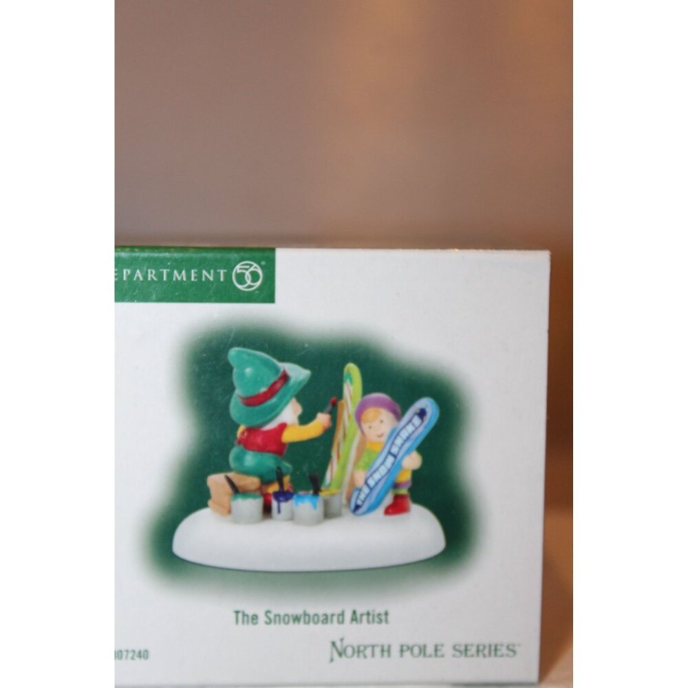 Dept 56 North Pole Village - The Snowboard Artist